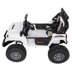 Mamido Elektrické autíčko Extreme Sport 4x4 s proměnlivou velikostí bílé
