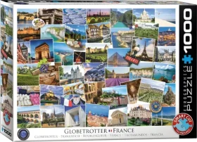 EUROGRAPHICS Puzzle Světoběžník - Francie