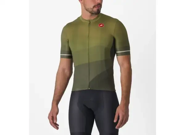 Castelli Orizzonte pánský dres krátký rukáv Deep Green vel. XL