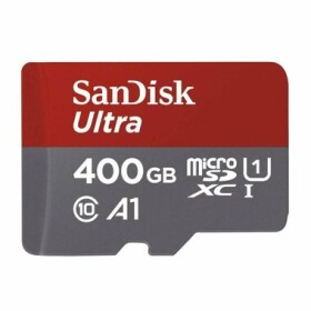 SanDisk Ultra microSDXC 400GB + adaptér / Class 10 / UHS-I / U3 / A1 / čtení: až 120MBs (SDSQUA4-400G-GN6MA)