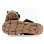 Dámské kotníkové zateplené boty F30232 1020 400Tmavě zelená s hnědou - Scholl tmavě zelená 40