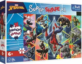 Trefl - Puzzle - Super Shape XL Spiderman: Přidej se