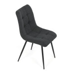 Jídelní židle, šedá, látka, DCL-193 GREY2