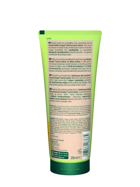 Kneipp sprchový gel Sunrise Splash 200 ml