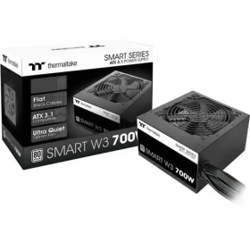 Thermaltake Smart W3 700W / 700W / aktivní PFC / ATX 12V 3.1 / 120mm ventilátor / 80PLUS White (PS-SPW-0700NNFAWE-1)