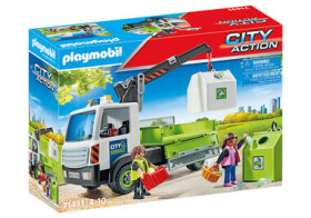Playmobil® City Action 71431 Vůz na přepravu skla s kontejnerem