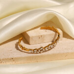 ELENYS Lumi Grace – pozlacený náramek 18K žluté zlato Délka náramku: 16-18 cm