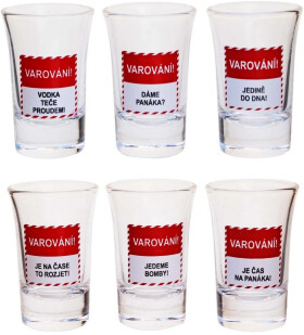 Dovoz Sada panáků- varování