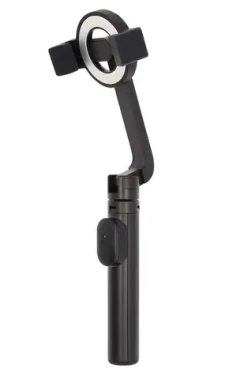 Nedis Selfie tyč 2v1 se stativem černá / Bluetooth 5.0 / MagSafe / rozložení 61 cm (SEST300BK)