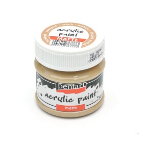 Pentart Matte akrylová barva 50 ml hnědá oříšková