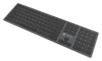 Natec Dolphin šedá / Klávesnice / Bezdrátová / Bluetooth + 2,4 GHz / CZ/SK layout / Nůžková (NKL-1977)