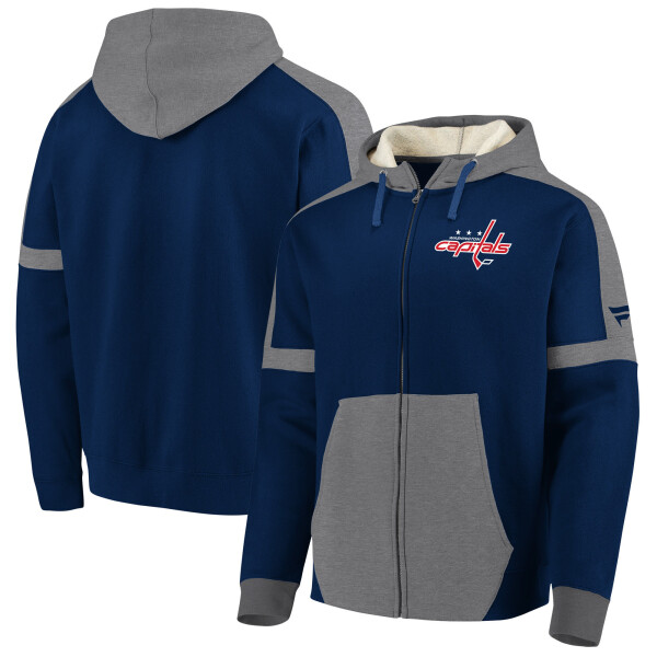 Fanatics Pánská Mikina Washington Capitals Iconic Fleece Full-Zip Hoodie Velikost: S