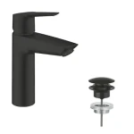 Grohe QuickFix Start - Umyvadlová baterie s výpustí Push-Open matná černá (237462432)