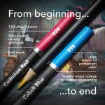 Castle art supplies Castle art supplies, CAS-120CPZ, Premium colored pencils, sada pastelek v pouzdře, 120 ks