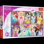 TREFL Puzzle Disney Portréty princezen 160 dílků