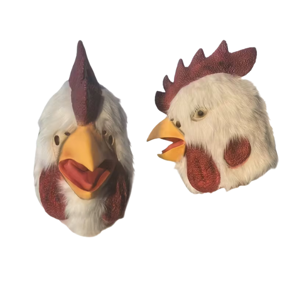 Dovoz Maska Kohout s chlupy - latexová