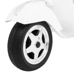 Mamido Dětský elektrický skútr Vespa bílý