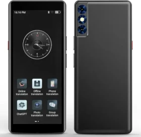 Ectaco Anobic AI A50 hlasový překladač / WiFi / Hotspot / SIM / AI + ChatGPT/ 2000mAh (ECTANB50G)
