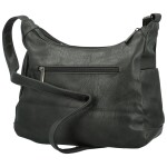 Trendy dámská koženková crossbody kabelka Riva, šedá