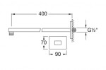 STEINBERG - 120 Sprchové rameno, 40 cm, chrom 120 7900