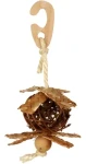 TRIXIE Hračka pro ptáky se zvonkem / přírodní materiál - dřevo, sisal, sláma / O 5,5 cm, délka 18 cm (TX-58965)