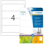 Herma etikety na pořadače Recycling A4 / Etikety na pořadače / 192x61 mm / 20 listů / 80 ks (10746)