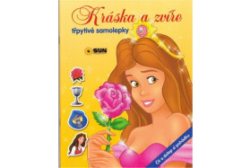Kráska zvíře samolepky