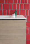 DURAVIT - ME by Starck Umyvadlo nábytkové 1230x490 mm, s 1 otvorem pro baterii, s WonderGliss, alpská bílá 23361200001