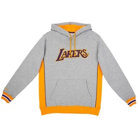 Mitchell & Ness Pánská mikina Los Angeles Lakers NBA Pinnacle Heavyweight Fleece Hoodie Velikost: 2XL
