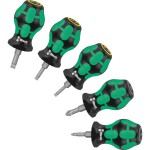 Wera Kraftform Kompakt 400 RA Set Imperial 1 bitový šroubovák 17dílná křížový PH, TORX, inbus, vnitřní čtyřhran, plochý