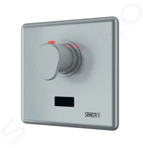 SANELA - Senzorové sprchy Ovládání sprch s termostatickým ventilem pro teplou a studenou vodu pro bateriové napájení, chrom SLS 02TB