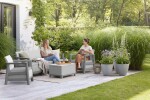 KETER SCANDI LINEA 3 SEATERS SET - Ash grey/Storm grey