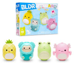 Squishmallows Stavebnice BLDR - Sada 4 postaviček