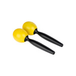 NINO Percussion NINO575Y Molded ABS Maracas - Yellow