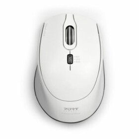 PORT CONNECT SILENT 900714 bílá / bezdrátová myš / USB-A 2.4GHz dongle / 1600 DPI (900714-PC)