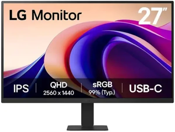 27" LG 27U631A-B.AEUQ černá / IPS / 2560x1440 / 16:9 / 1000:1 / 250cd-m2 / 5ms / HDMI (27U631A-B.AEUQ)