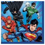 Liga spravedlnosti ubrousky 25 cm x 25 cm Liga spravedlnosti ubrousky 25 cm x 25 cm
