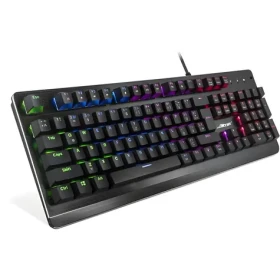 Inter-Tech NK-2000ME černá / Mechanická klávesnice / RGB / USB / DE layout (88884100)