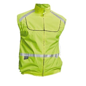 Vesta TEKKA reflexní žlutá cyklistická celopropínací na zip 3M refl. dooplňky DOPRODEJ!! M žlutá
