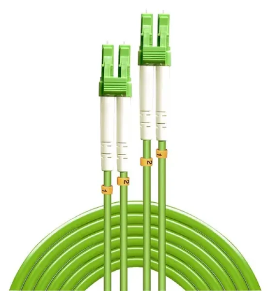 Lindy LWL patch kabel zelená / Optický síťový kabel / LC/LC / OM5 / 50/125 µm / 1 m (46310)