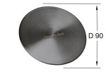 Příslušenství ke dřezům Villeroy & Boch - krytka odpadu 96241505, antracit 96241505