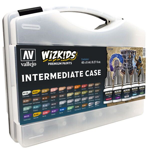 Vallejo Wizkids Premium Set 80261 Intermediate Case 40x8 ml