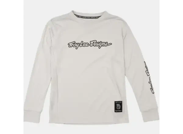 Troy Lee Designs Skyline Ride Tee Signature dětský dres dlouhý rukáv Mist vel. L