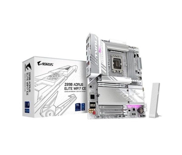 GIGABYTE MB Sc LGA1851 Z890 A ELITE WF7 ICE, Intel Z890, 4xDDR5, 1xDP, 1xHDMI, 1xThunderbolt, WiFi EDF_1706025