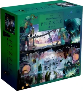 INTERDRUK Puzzle Mettalic Fantasy: Tajemné město