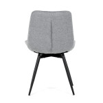 Jídelní židle, šedá, látka, HC-T1130 GREY2