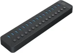 Orico USB Hub 16x USB-A černá / USB hub / 5 Gbps / BC 1.2 / 78 W (CT2U3-16AB-EU-BK-BP)