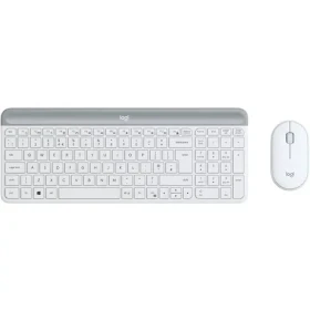 Logitech Slim Wireless Combo MK470 CZ+SK bílá / bezdrátová sada klávesnice a myši / CZ+SK verze (920-009205_CZ)