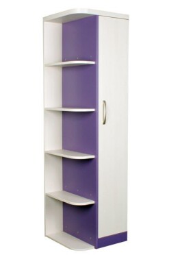 BRADOP Skříň jednodveřová CASPER C105 ROZMĚR: (š/v/h) 50 x 184 x 50 cm - levá BRA-C106-SKRIN-LEVA