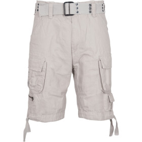 Brandit Kalhoty krátké Savage Vintage Shorts bílé oprané XL